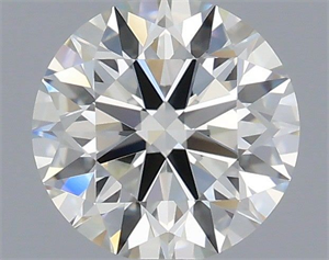 Foto Diamante Natural 0.54 quilates, Redondo , Color H, claridad IF y certificado IGI de