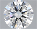 Del inventario de diamantes de laboratorio, 1.54 quilates, Redondo , Color F, claridad VVS2 y certificado IGI