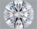 Lab Grown Diamond 1.06 Carats, Round with Excellent Cut, D Color, VVS1 Clarity and Certified by IGI
