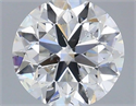 Natural Diamond 0.41 Carats, Round with Very Good Cut, F Color, SI1 Clarity and Certified by IGI