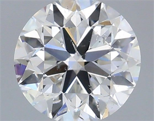 Picture of Natural Diamond 0.41 Carats, Round with Very Good Cut, F Color, SI1 Clarity and Certified by IGI