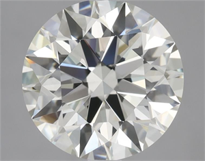 Picture of Natural Diamond 2.72 Carats, Round with Excellent Cut, L Color, IF Clarity and Certified by HRD