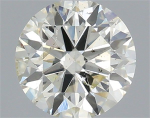 Picture of Natural Diamond 0.40 Carats, Round with Excellent Cut, J Color, SI2 Clarity and Certified by IGI