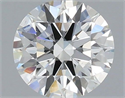 Natural Diamond 0.50 Carats, Round with Excellent Cut, H Color, VS2 Clarity and Certified by IGI