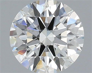 Picture of Natural Diamond 0.50 Carats, Round with Excellent Cut, H Color, VS2 Clarity and Certified by IGI