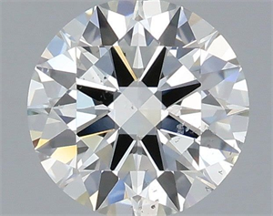 Foto Diamante Natural 0.63 quilates, Redondo , Color H, claridad SI1 y certificado IGI de