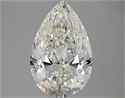 Diamante Natural 3.02 quilates, De pera , Color J, claridad SI1 y certificado GIA