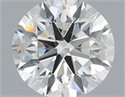 Natural Diamond 0.70 Carats, Round with Excellent Cut, H Color, SI1 Clarity and Certified by IGI