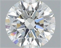 Natural Diamond 0.70 Carats, Round with Excellent Cut, H Color, SI1 Clarity and Certified by IGI