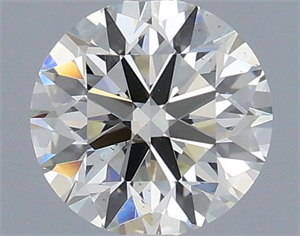 Picture of Natural Diamond 0.50 Carats, Round with Excellent Cut, I Color, VS2 Clarity and Certified by IGI