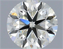Natural Diamond 0.50 Carats, Round with Very Good Cut, I Color, VS1 Clarity and Certified by IGI