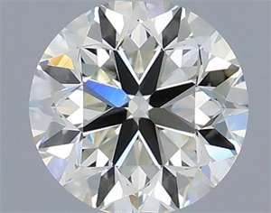 Picture of Natural Diamond 0.50 Carats, Round with Very Good Cut, I Color, VS1 Clarity and Certified by IGI