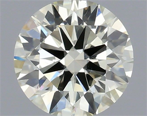 Foto Diamante Natural 0.75 quilates, Redondo , Color L, claridad SI1 y certificado IGI de