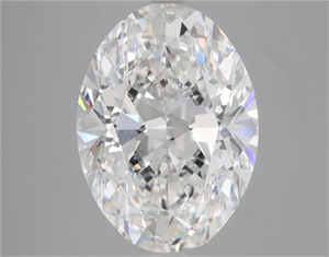 Picture of Natural Diamond 5.02 Carats, Oval with  Cut, F Color, VS2 Clarity and Certified by GIA