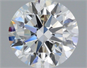 Natural Diamond 1.54 Carats, Round with Excellent Cut, F Color, IF Clarity and Certified by IGI
