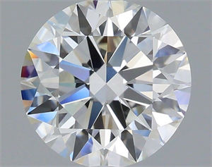 Picture of Natural Diamond 1.54 Carats, Round with Excellent Cut, F Color, IF Clarity and Certified by IGI