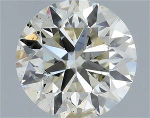 Picture of Natural Diamond 1.00 Carats, Round with Very Good Cut, I Color, SI2 Clarity and Certified by IGI