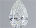 Natural Diamond 0.53 Carats, Pear with  Cut, E Color, VS2 Clarity and Certified by IGI