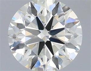 Picture of Natural Diamond 0.72 Carats, Round with Excellent Cut, J Color, VS1 Clarity and Certified by IGI
