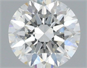 Natural Diamond 0.70 Carats, Round with Excellent Cut, F Color, SI1 Clarity and Certified by IGI