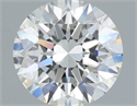 Natural Diamond 1.52 Carats, Round with Excellent Cut, H Color, VS1 Clarity and Certified by GIA