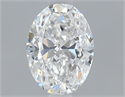 Diamante Natural 0.60 quilates, Ovalado , Color E, claridad SI1 y certificado GIA