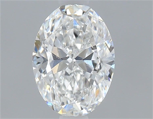 Foto Diamante Natural 0.60 quilates, Ovalado , Color E, claridad SI1 y certificado GIA de
