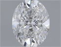 Natural Diamond 0.51 Carats, Oval with  Cut, E Color, SI1 Clarity and Certified by GIA