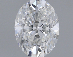 Picture of Natural Diamond 0.51 Carats, Oval with  Cut, E Color, SI1 Clarity and Certified by GIA