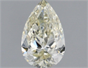 Natural Diamond 1.00 Carats, Pear with  Cut, K Color, VVS2 Clarity and Certified by IGI