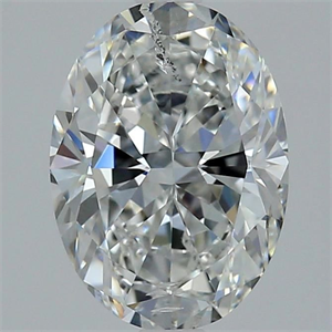 Picture of Natural Diamond 2.40 Carats, Oval with  Cut, G Color, SI2 Clarity and Certified by GIA