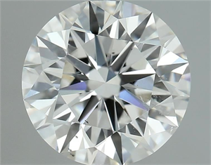 Foto Diamante Natural 1.70 quilates, Redondo , Color E, claridad SI1 y certificado GIA de