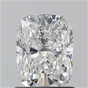 Natural Diamond 1.20 Carats, Cushion with  Cut, E Color, SI1 Clarity and Certified by GIA