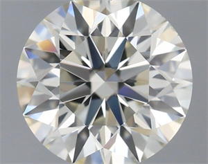 Picture of Natural Diamond 0.70 Carats, Round with Excellent Cut, J Color, VS1 Clarity and Certified by IGI