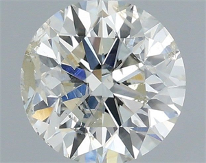 Picture of Natural Diamond 0.70 Carats, Round with Very Good Cut, I Color, I1 Clarity and Certified by IGI
