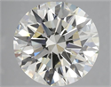 Natural Diamond 5.66 Carats, Round with Excellent Cut, K Color, VS1 Clarity and Certified by GIA