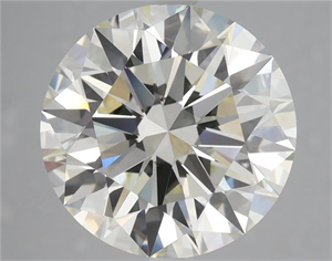 Picture of Natural Diamond 5.66 Carats, Round with Excellent Cut, K Color, VS1 Clarity and Certified by GIA
