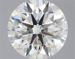 Picture of Natural Diamond 0.42 Carats, Round with Excellent Cut, I Color, VS2 Clarity and Certified by IGI