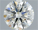 Natural Diamond 0.52 Carats, Round with Excellent Cut, I Color, SI1 Clarity and Certified by IGI