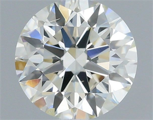 Picture of Natural Diamond 0.52 Carats, Round with Excellent Cut, I Color, SI1 Clarity and Certified by IGI