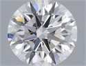 Natural Diamond 0.50 Carats, Round with Excellent Cut, H Color, VVS1 Clarity and Certified by GIA