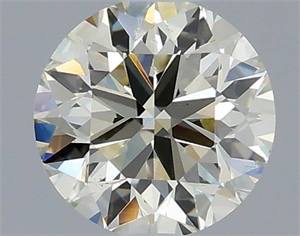 Picture of Natural Diamond 0.70 Carats, Round with Very Good Cut, K Color, SI1 Clarity and Certified by IGI