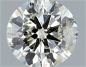 Diamante Natural 0.70 quilates, Redondo , Color J, claridad I1 y certificado IGI