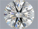 Natural Diamond 1.04 Carats, Round with Excellent Cut, J Color, VVS1 Clarity and Certified by IGI