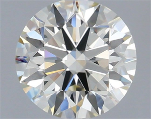Picture of Natural Diamond 1.04 Carats, Round with Excellent Cut, J Color, VVS1 Clarity and Certified by IGI