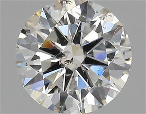 Picture of Natural Diamond 1.03 Carats, Round with Very Good Cut, H Color, I1 Clarity and Certified by GIA