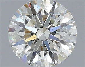 Foto Diamante Natural 0.52 quilates, Redondo , Color H, claridad SI1 y certificado IGI de