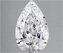 Diamante Natural 3.02 quilates, De pera , Color D, claridad VS2 y certificado GIA