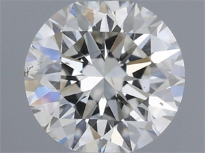 Picture of Natural Diamond 0.40 Carats, Round with Excellent Cut, G Color, SI1 Clarity and Certified by IGI