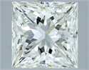 Natural Diamond 4.22 Carats, Princess with  Cut, I Color, VS1 Clarity and Certified by IGI